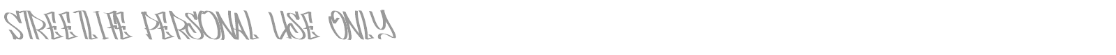 Streetlife font preview